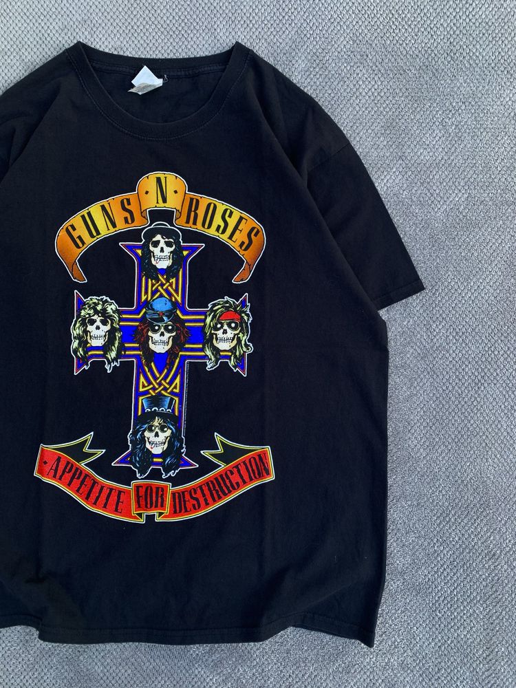 Guns N Roses Appetite For Destruction T-Shirt Size:L мерч футболка рок