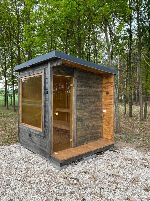 Nowoczesna sauna typu skandynawskiego
