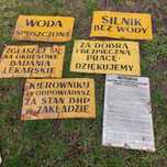 Tablica informacyjna BHP blaszana