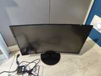 Monitor Samsung 75hz zakrzywiony 24" gamingowy