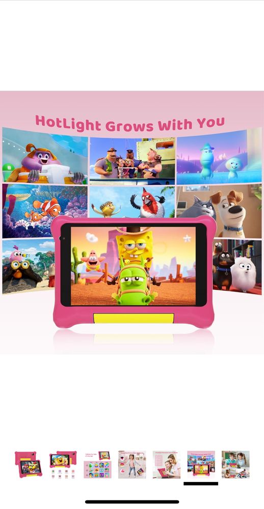 HotLight 7-calowy tablet dla dzieci systemem Android 12,