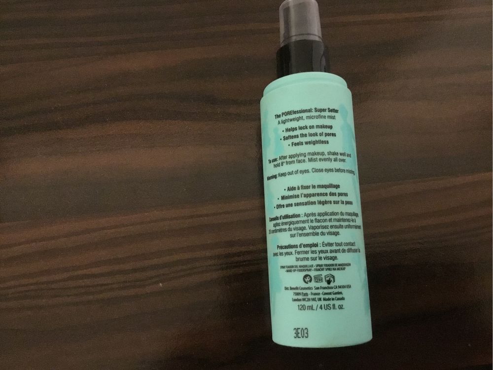 The POREfessional Super Setter спрей-фиксатор макияжа
