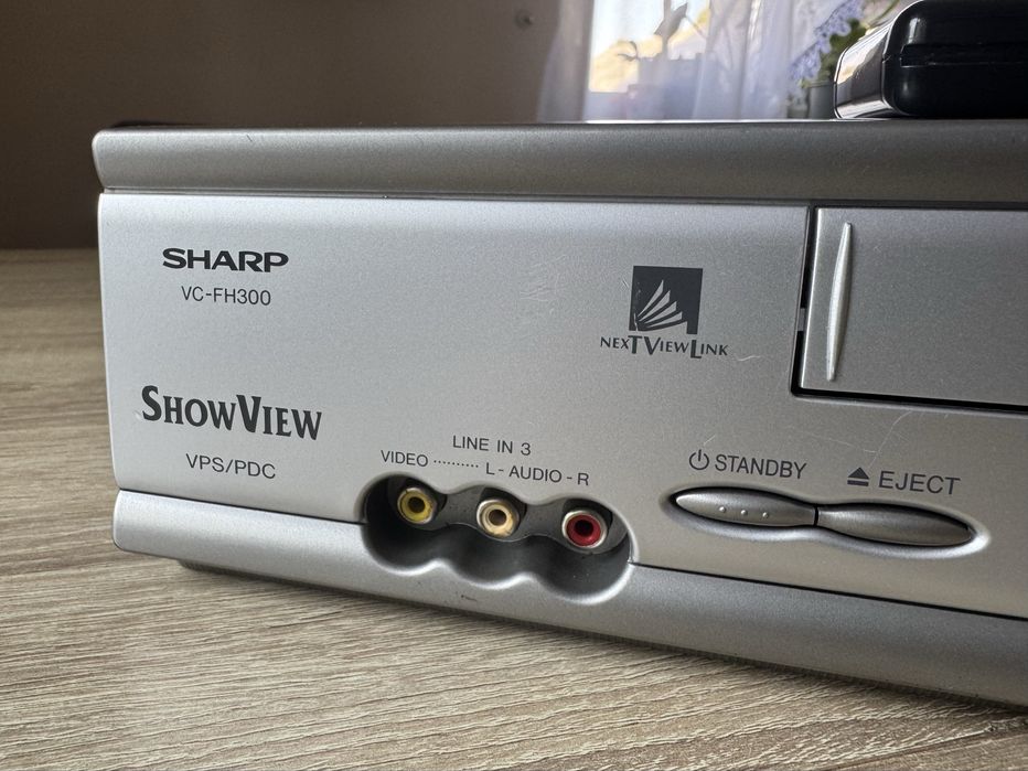 SHARP VC-FH300 #Magnetowid VHS #6HD #Hi-Fi Stereo #S-VHS Play #Pilot