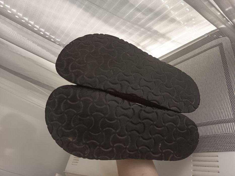 Биркенштоки шкіряні шльопанці шльопки Birkenstock madrid relax 39 сірі