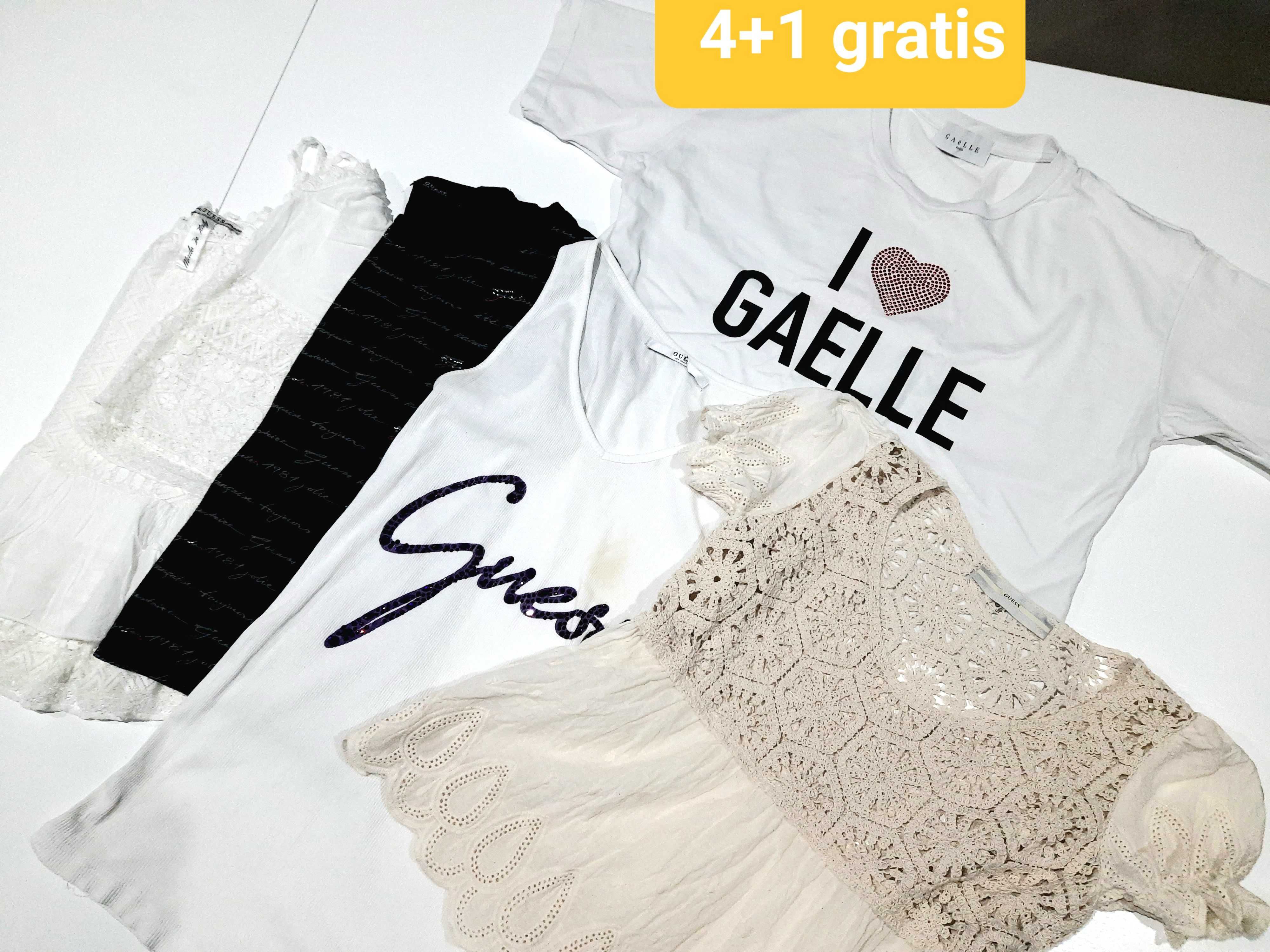 4+1gratis GUESS, Gaëlle Paris koszulka koszulki t-shirt