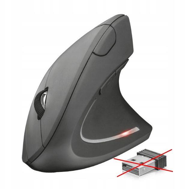 outlet myszka bezprzewodowa trust verto ergonomic pionowa