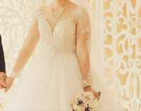 Весільна біла сукня 46-48 розмір на зріст 1.70