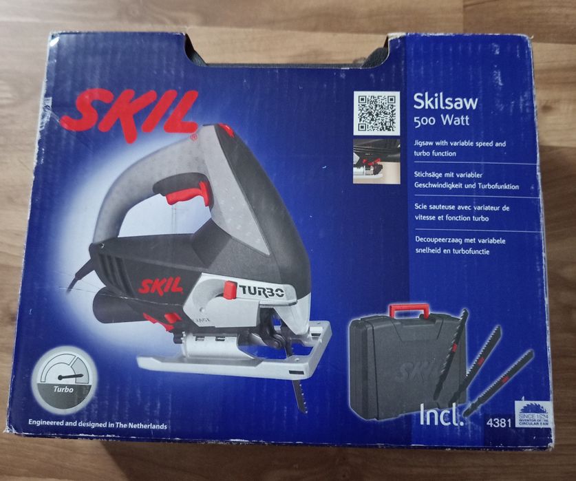 Wyrzynarka w walizce Marki Skil 4381 AD 500W jak nowa