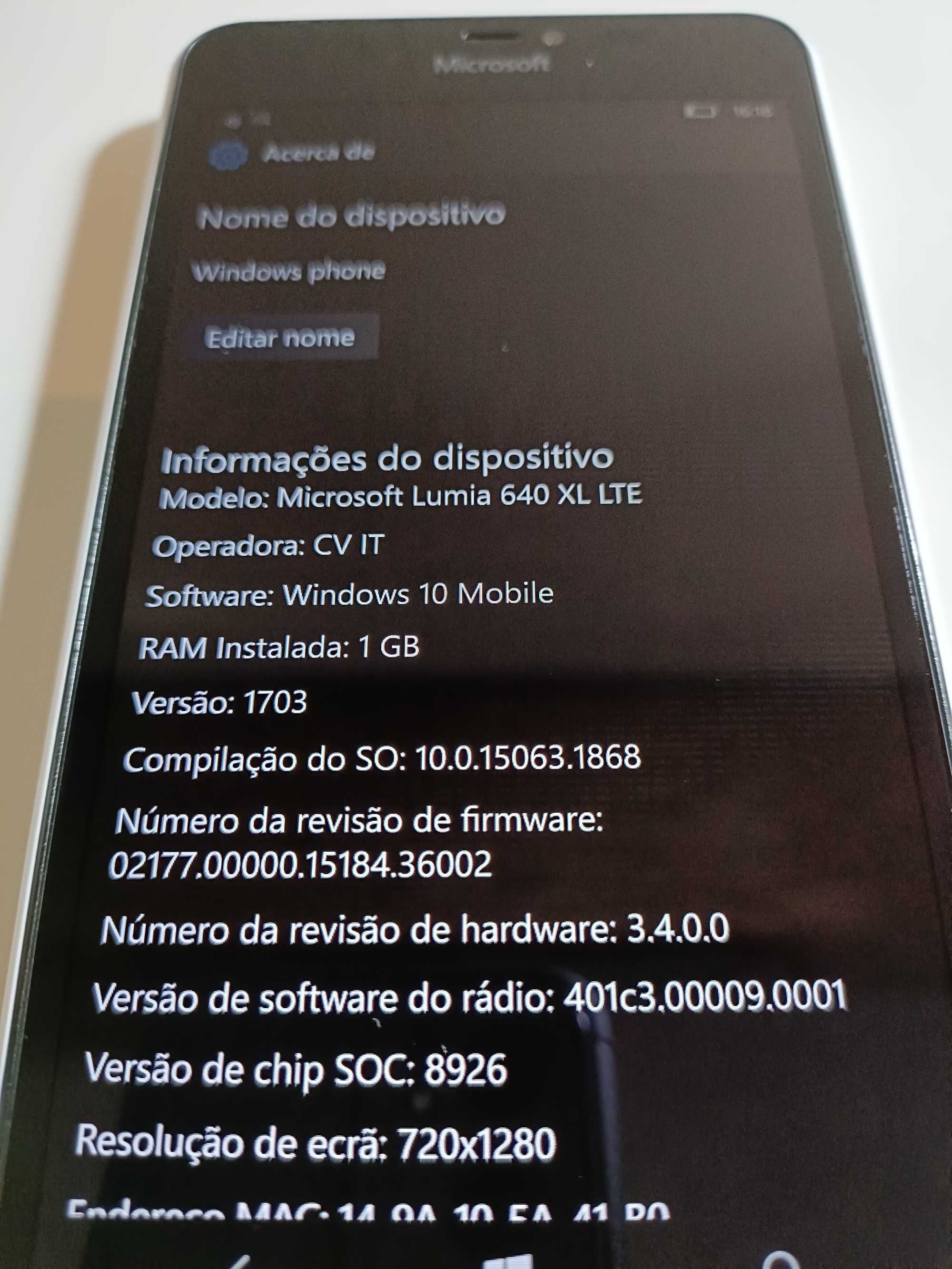 Lumia 640 XL LTE (4G)