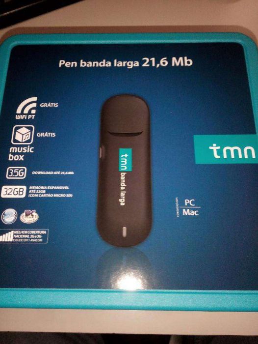 Pen Banda Larga Meo/Tmn 21,6Mbps