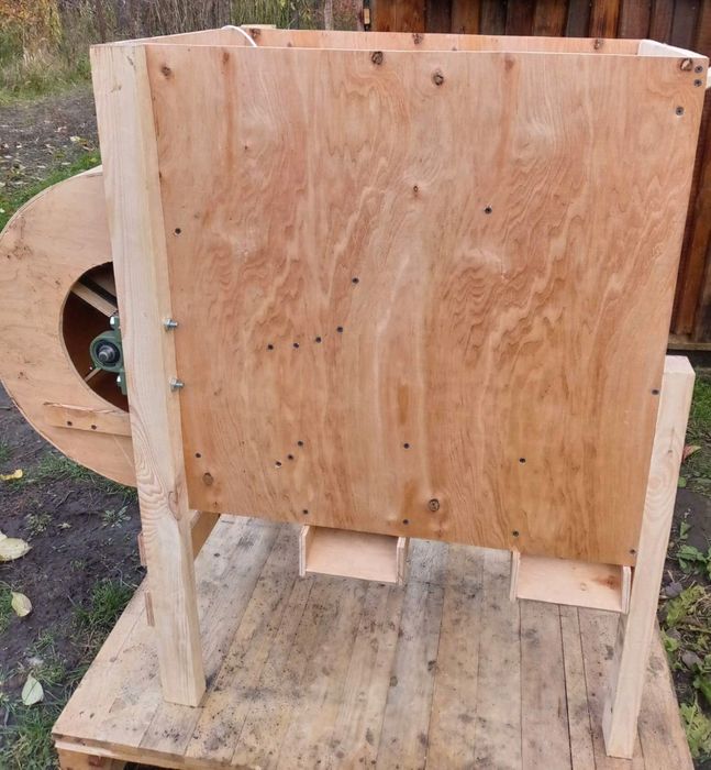 Віялка для зерна з фанери перевіювач, сої, соняха, пшениці