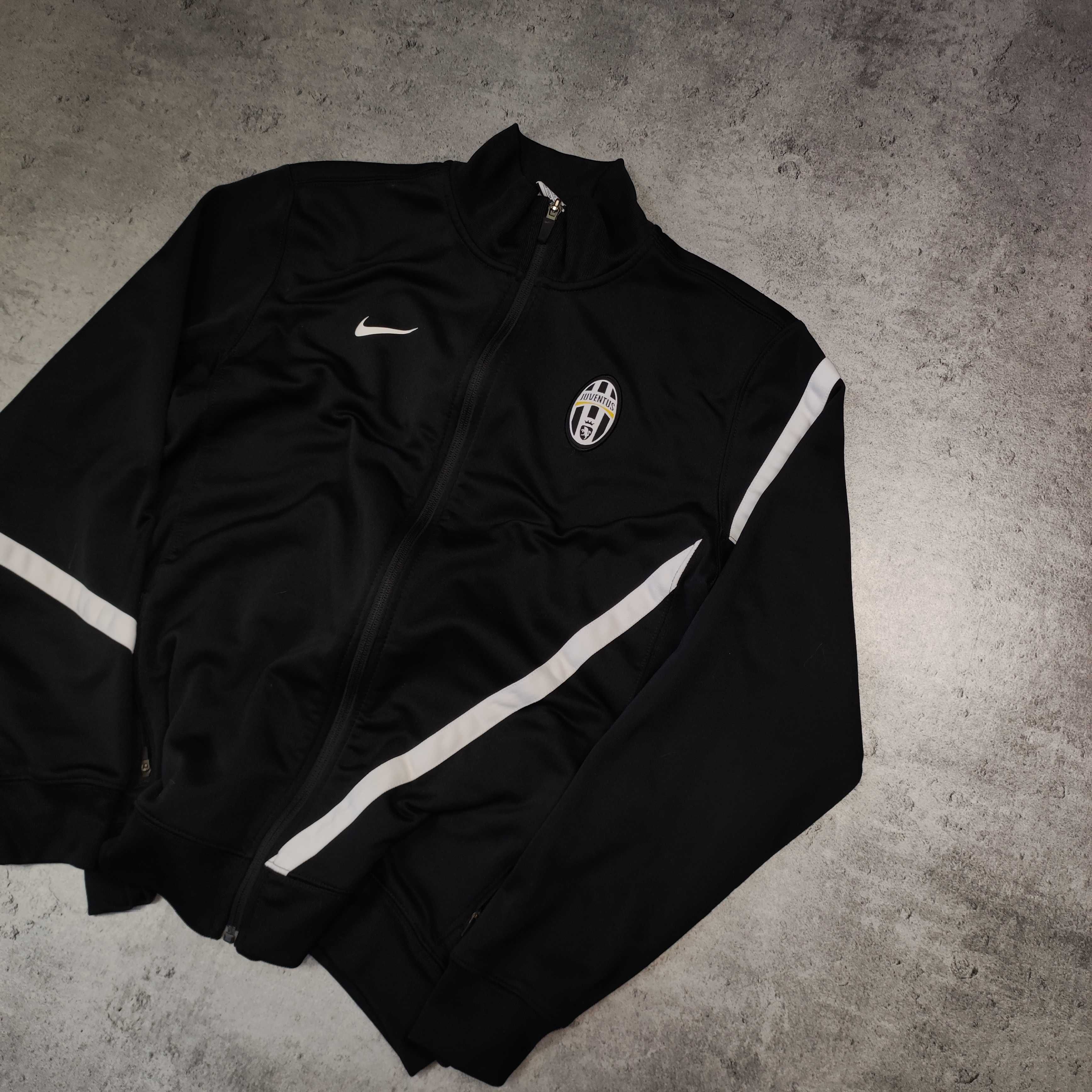 MĘSKA Bluza Sportowa Piłka Nożna Nike Rozpinana Juventus Turyn Haft