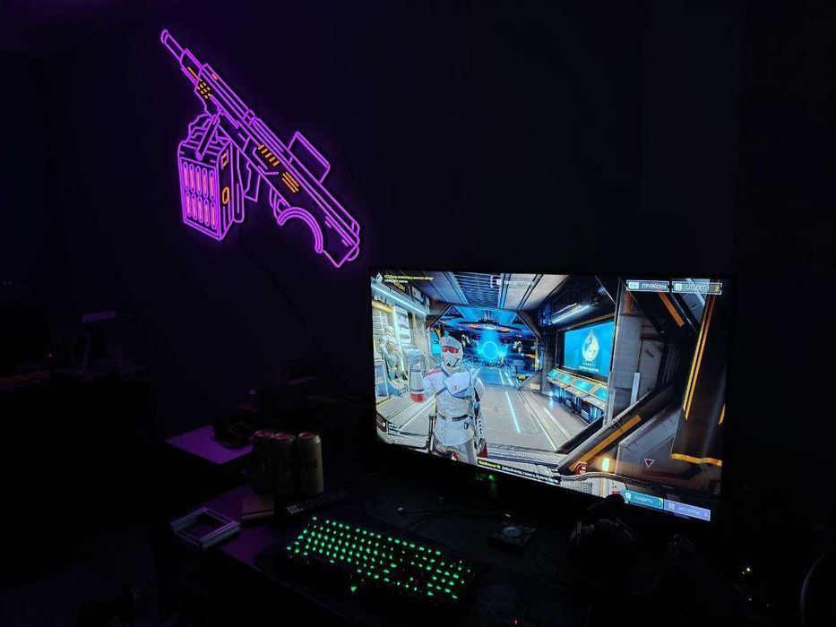 Неонова вивіска "AC8_Autocannon helldivers 2" 1200*930 мм