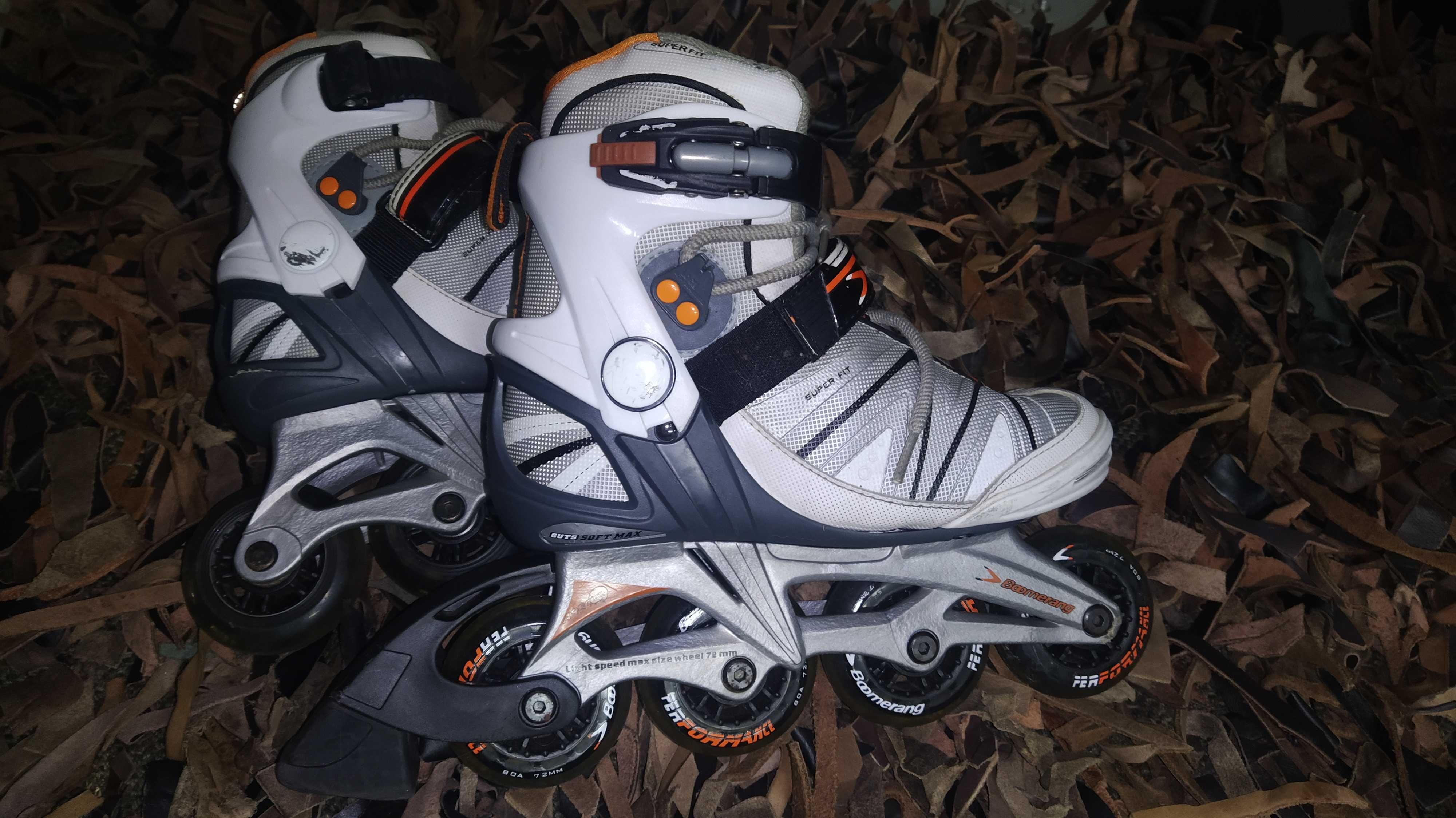 Patins em linha Boomerang, semi novos 36/37