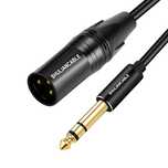 Kabel SHULIANCABLE XLR do 6,35 mm TRS Stereo - 15 m męski