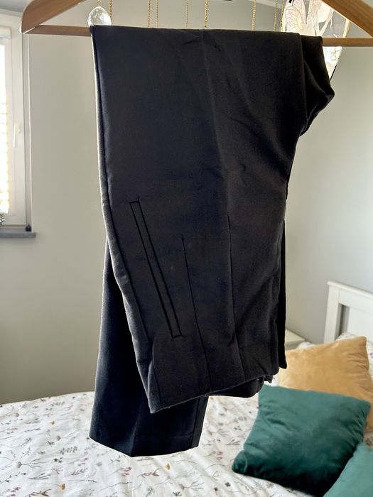 Eleganckie spodnie z wysokim stanem chinosy rozm. XXS