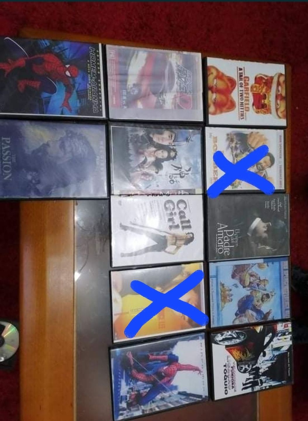 Filmes diversos em DVD