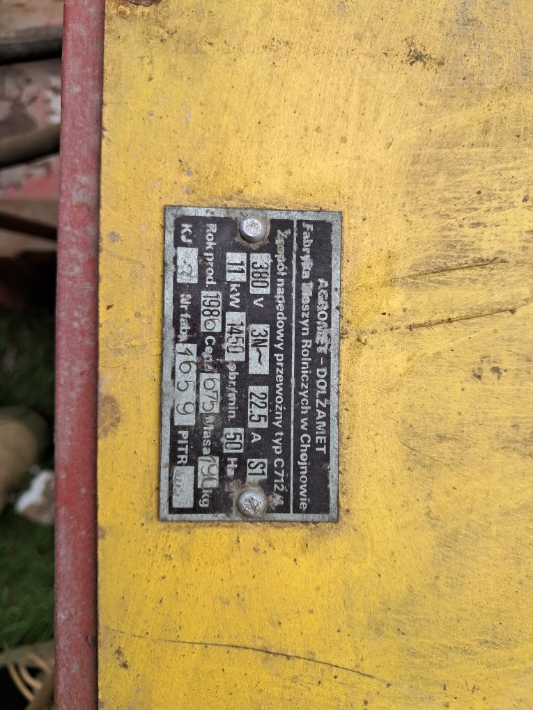 Silnik elektryczny 11kw 380v z wózkiem Dolzamet c712