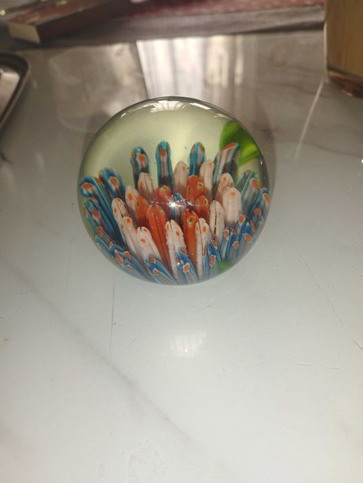 Szklana kula Murano ltaly vintage szkło kolorowe