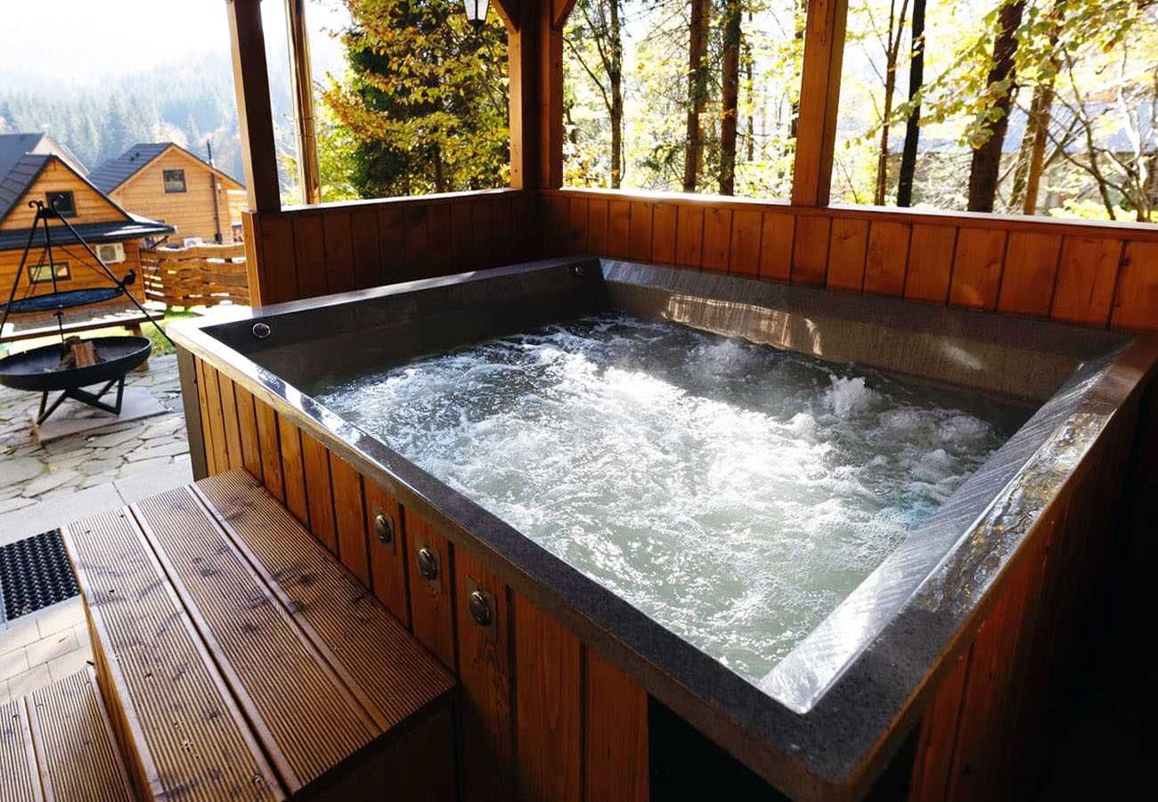 JACUZZI OGRODOWE MODERN 5-6 Osobowe w zabudowie