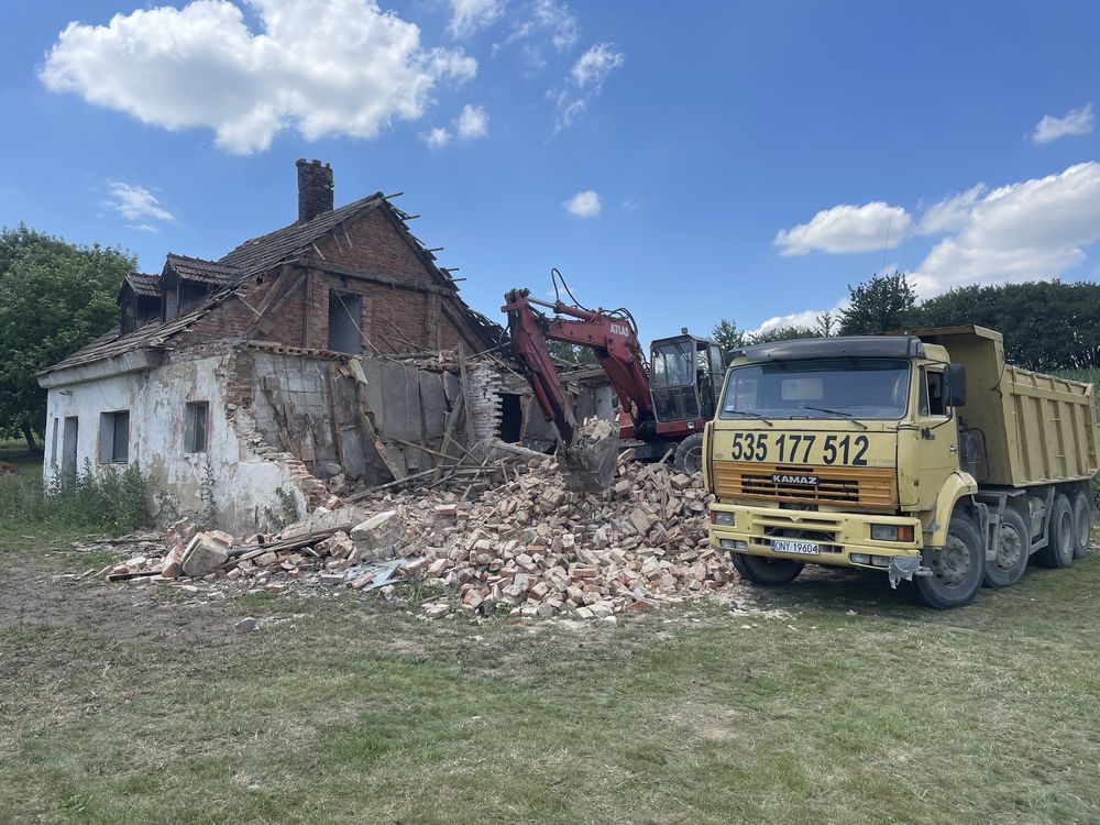 Tłuczeń,0-31,0-63,piasek, żwir,ziemia,gruz, zasypywanie fundamentów