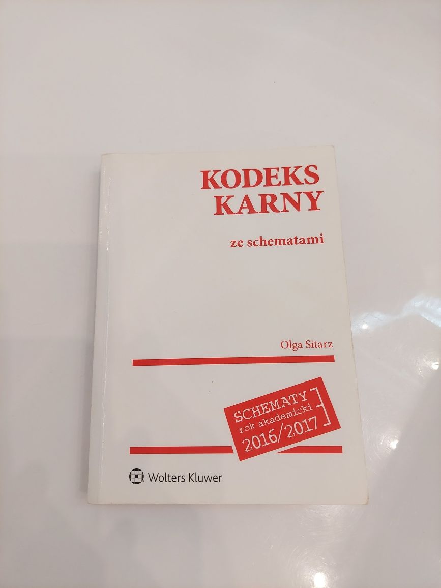 Kodeks karny ze schematami Olga Sitarz