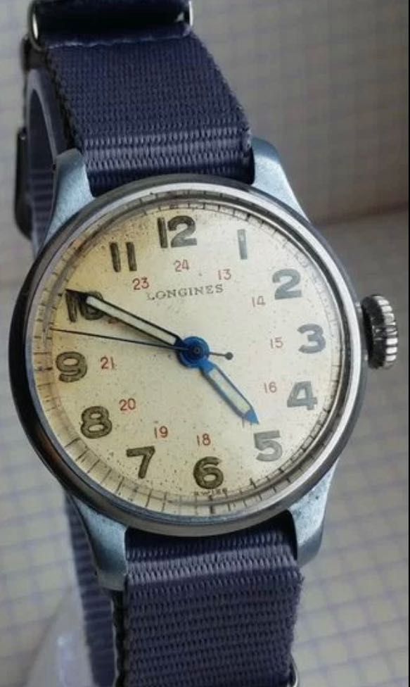 Longines cal. 12L swiss Zegarek Wojskowy