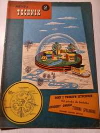 Młody Technik Nr. 2 z 1957 roku kolekcjonerski