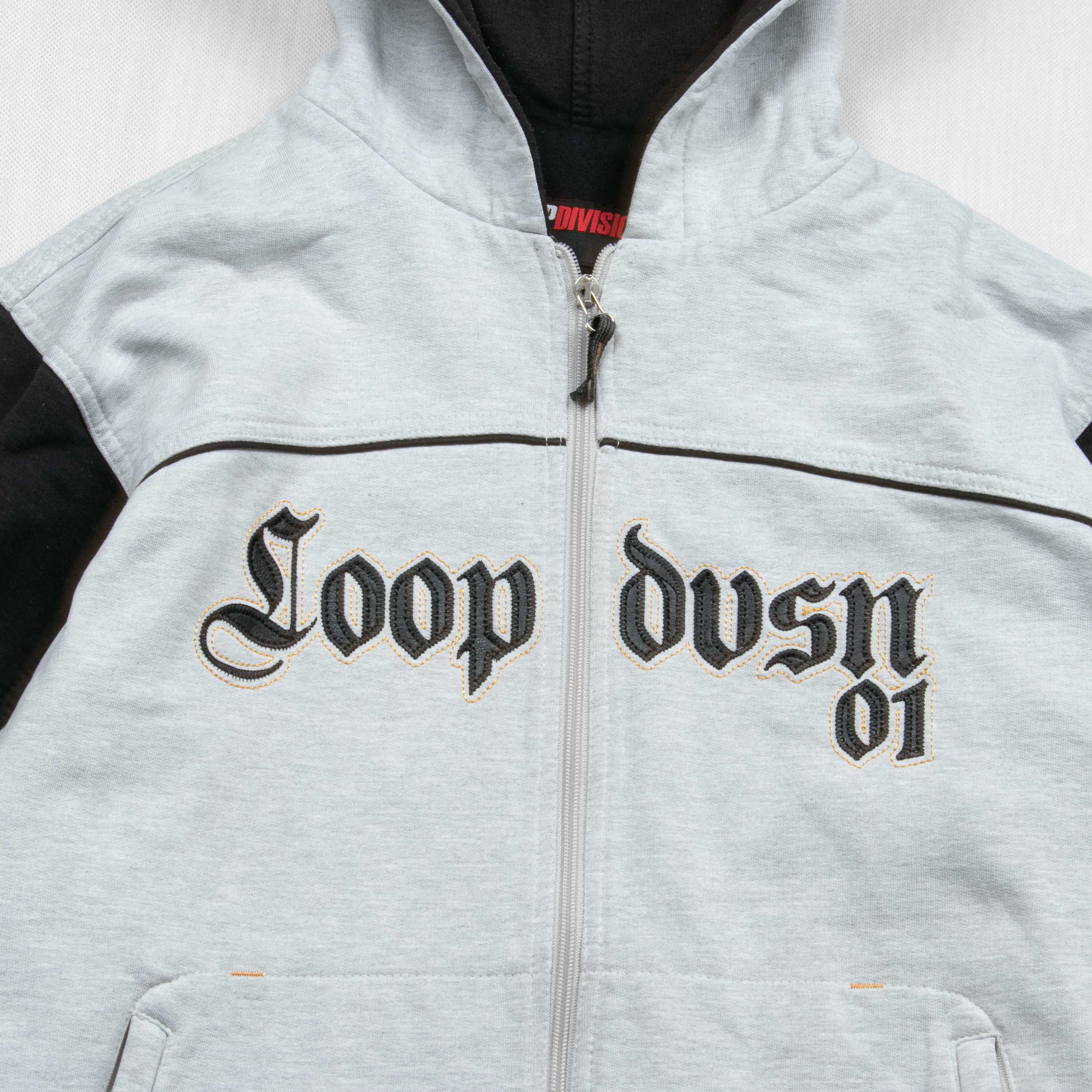 Loop DIvision bluza rozpinana hip hop y2k M