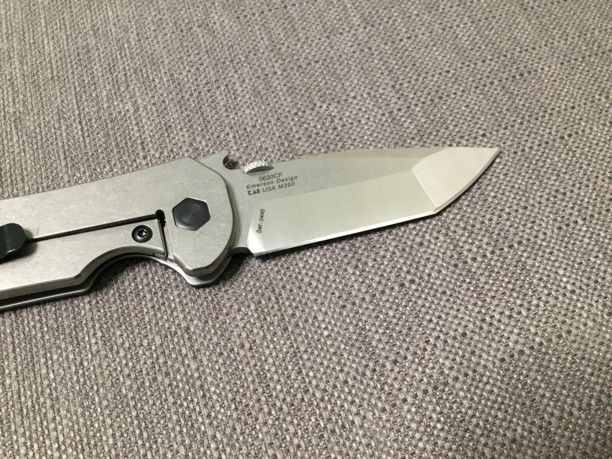 Zero Tolerance 0620CF M390  Emerson Tanto Carbon Fiber