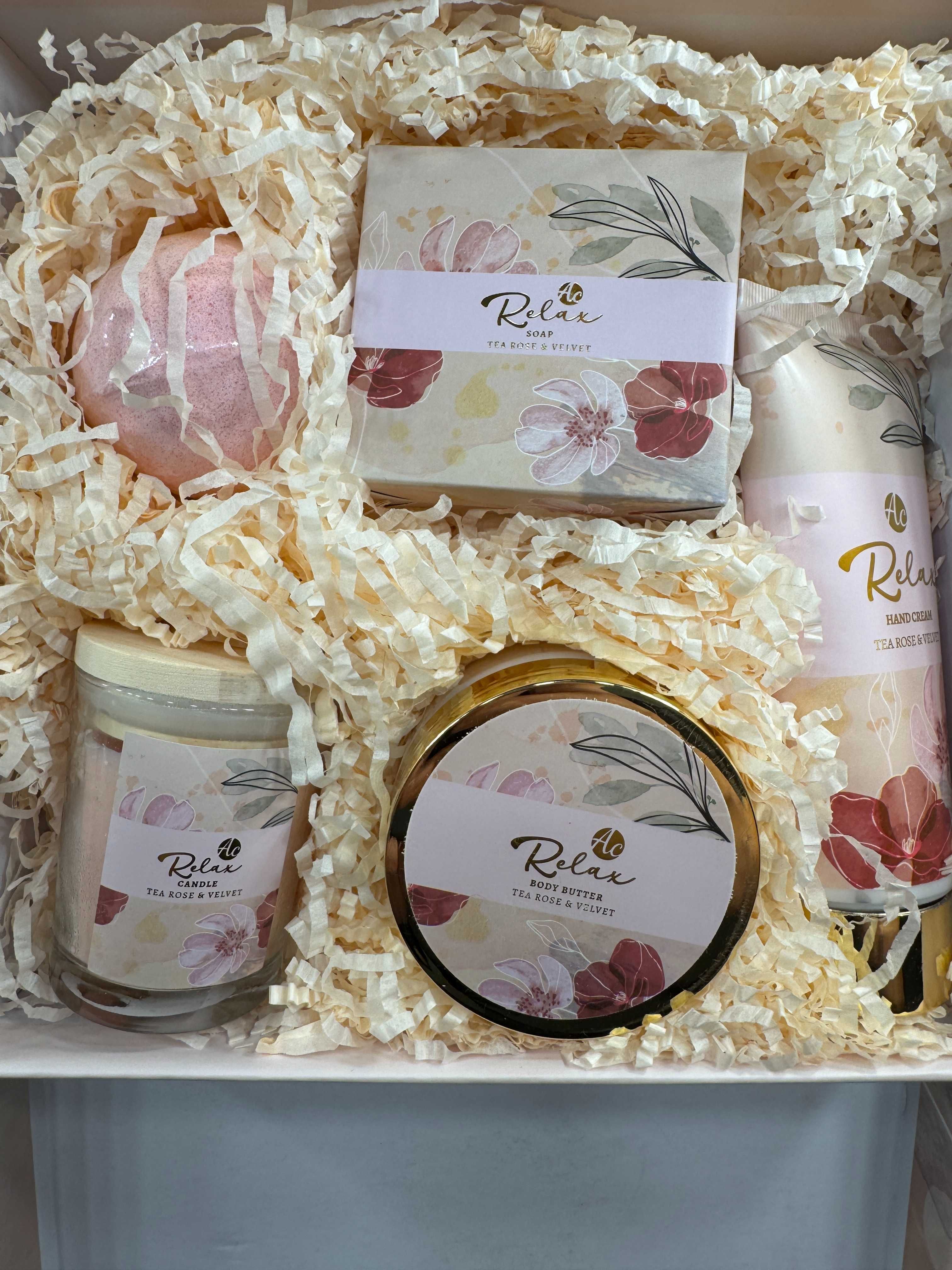 Accentra RELAX – Zestaw do kąpieli Tea Rose & Velvet