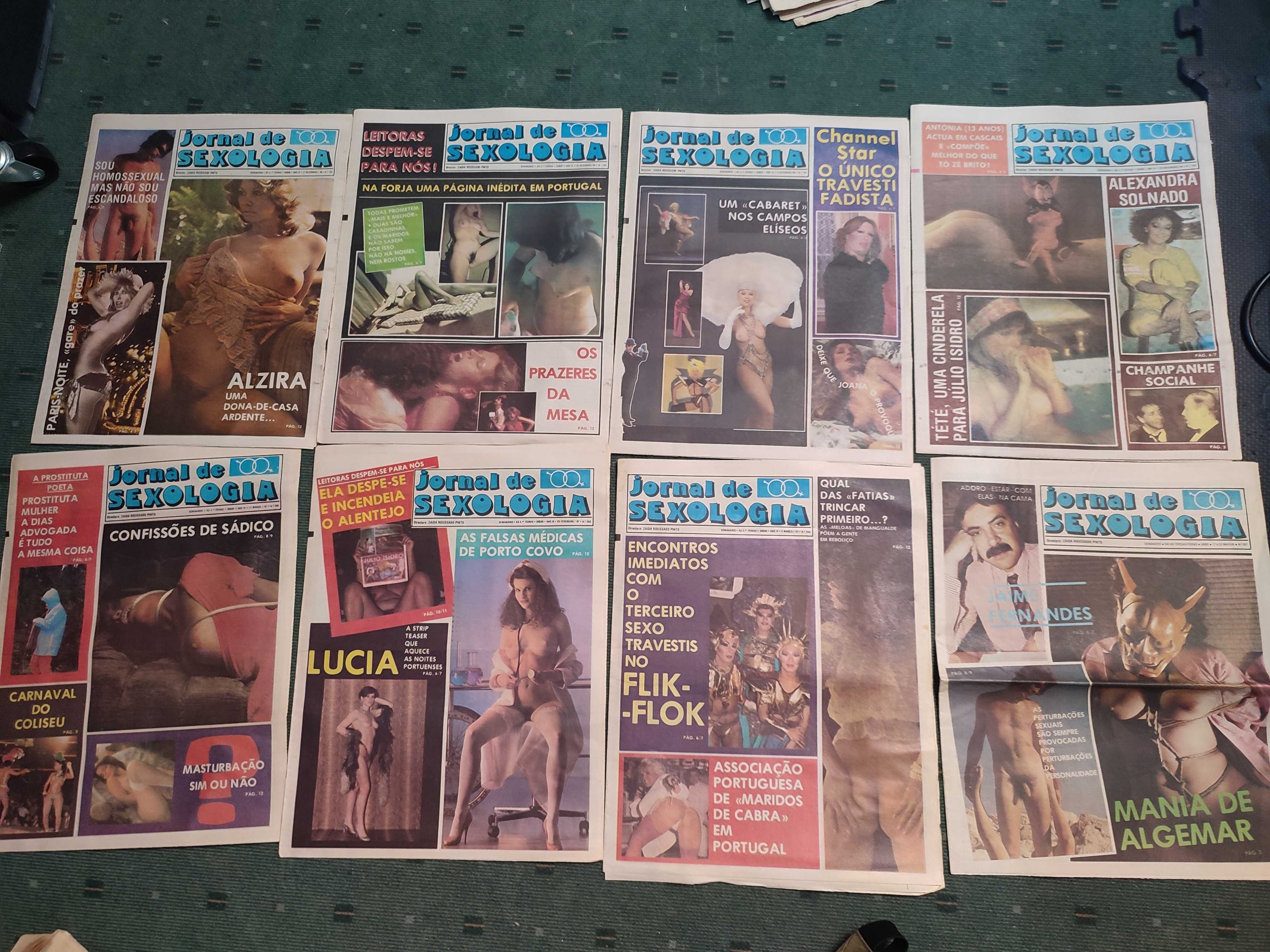 Lote 40 Jornais Jornal da Sexologia - Anos 80