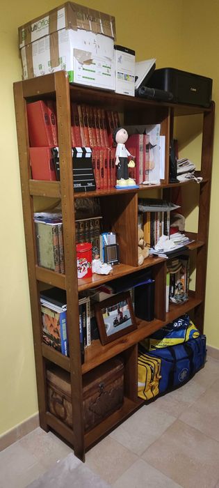 Estante para livros de madeira (boa qualidade)
