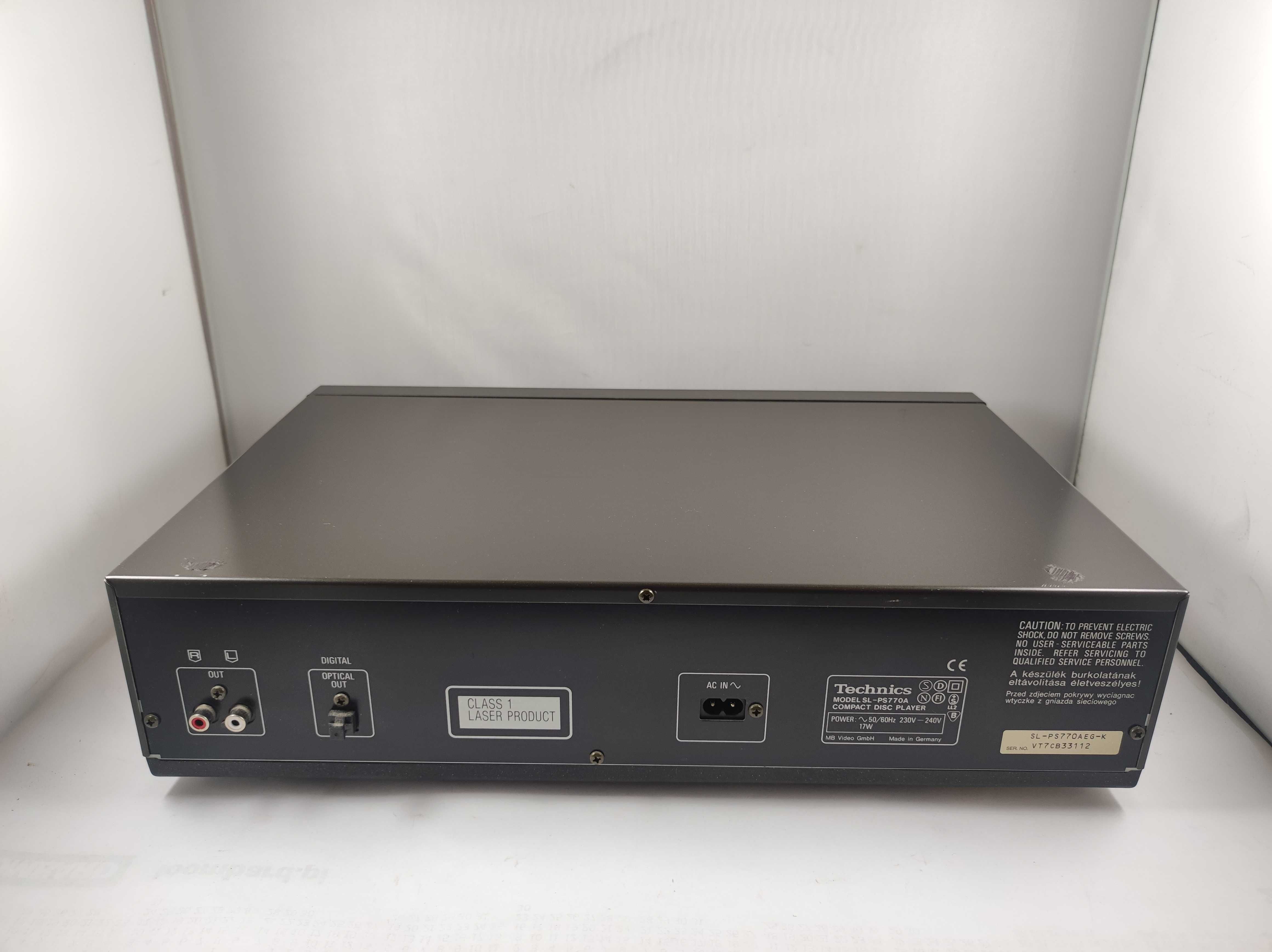 Odtwarzacz CD Technics SL-PS770A