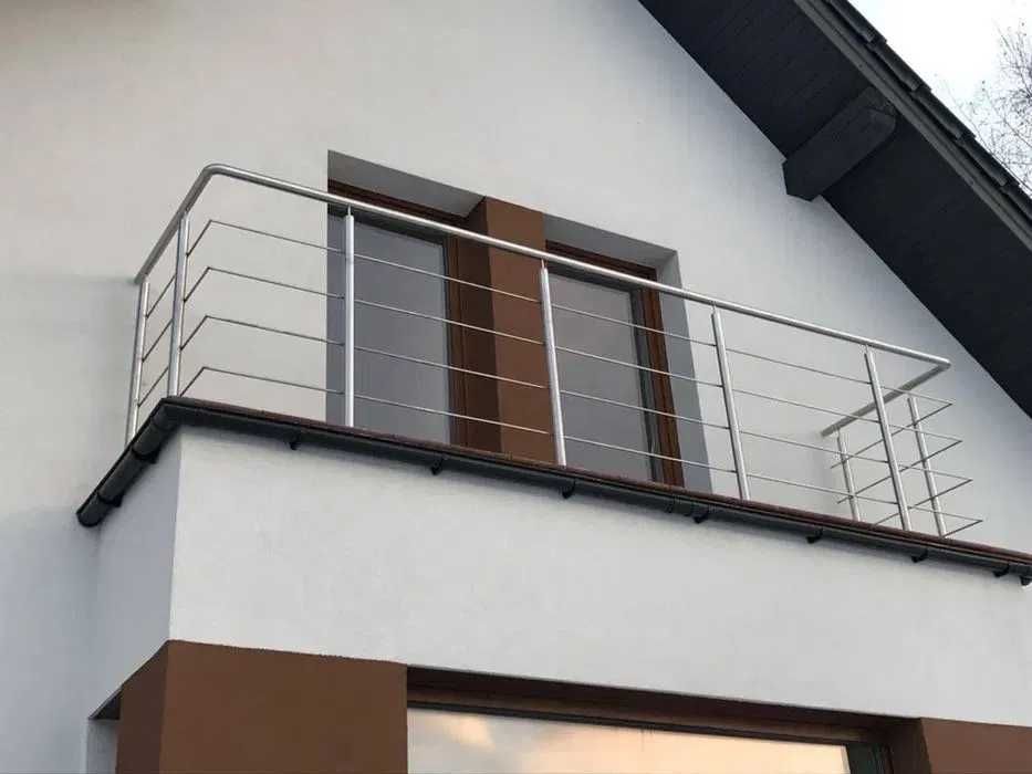 Balustrady nierdzewne schody