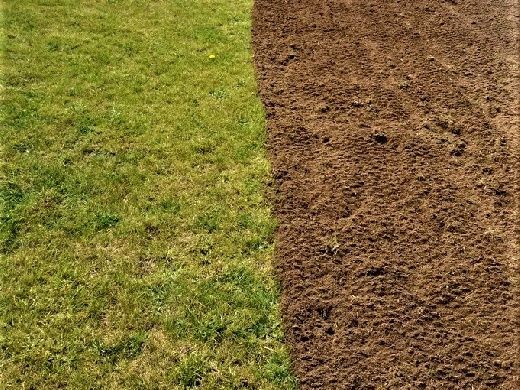 Usługi glebogryzarką separacyjną, zakładanie trawnika, budowa ogrodów