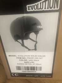 Kask TSG Evolution Solid dat Black L/XL