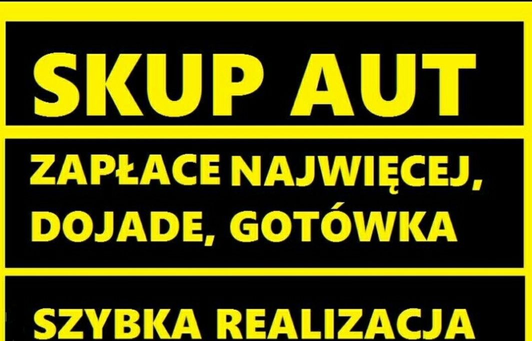 Skup aut!Ķażdy stan!Umowa i Gotówka! Poznań i Okolice