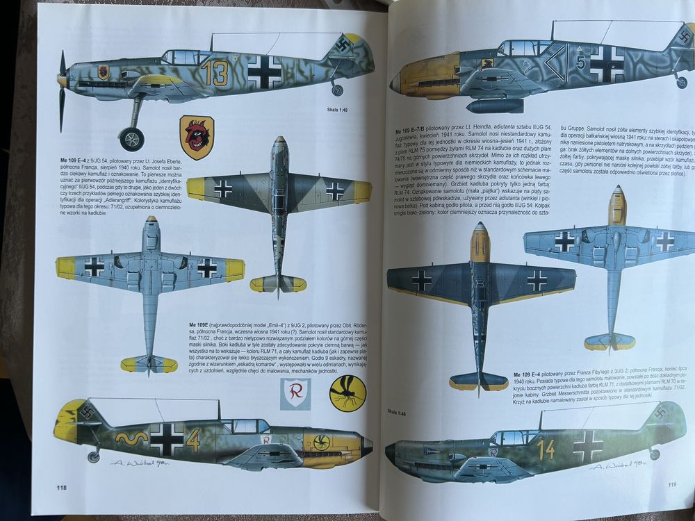 MesserschmittBf-109 J.Michulec cz.5 Monografie lotnicze49 wyd.AJ-Press