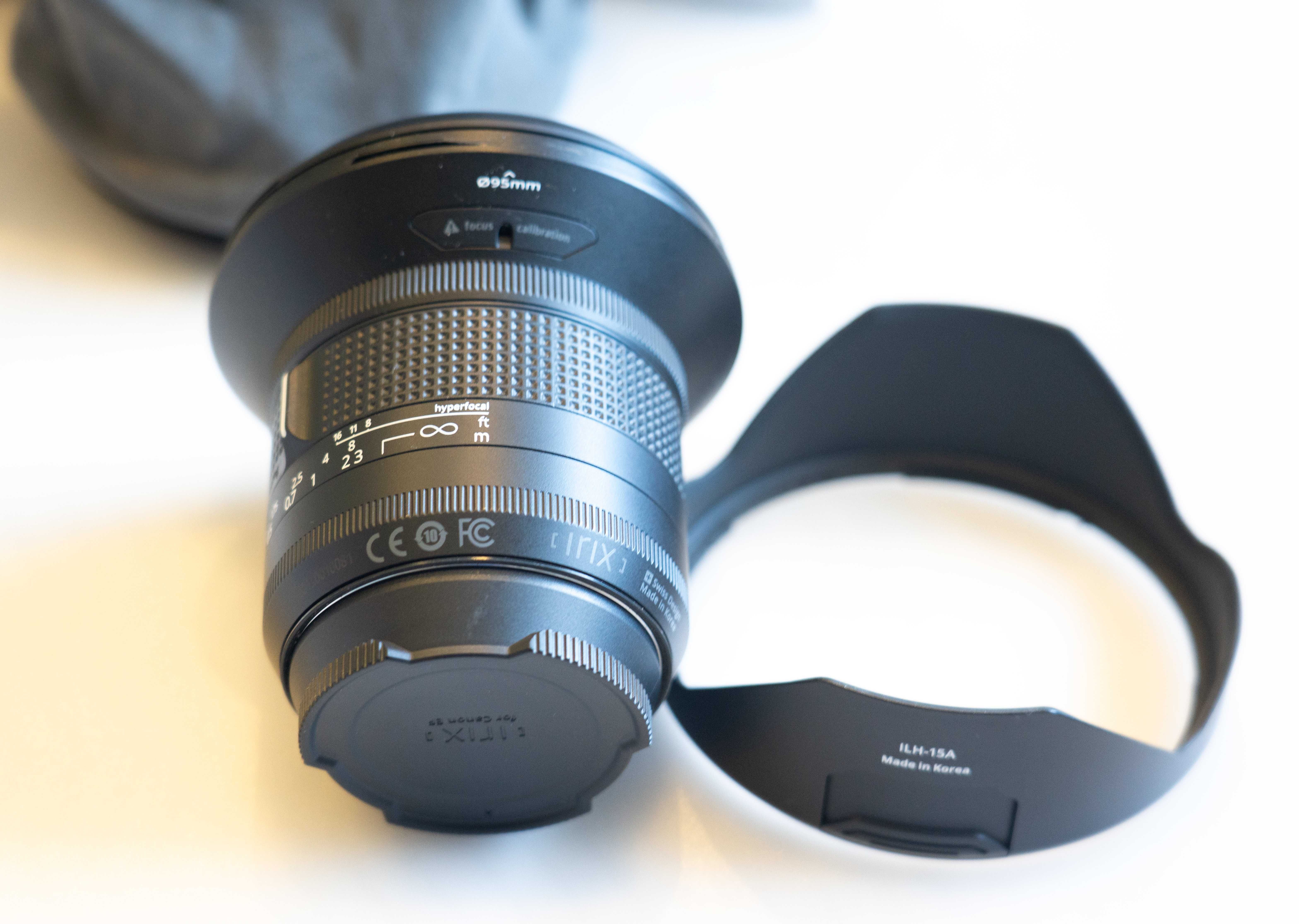 IRIX 15mm f/2.4 Firefly p/ Canon EF