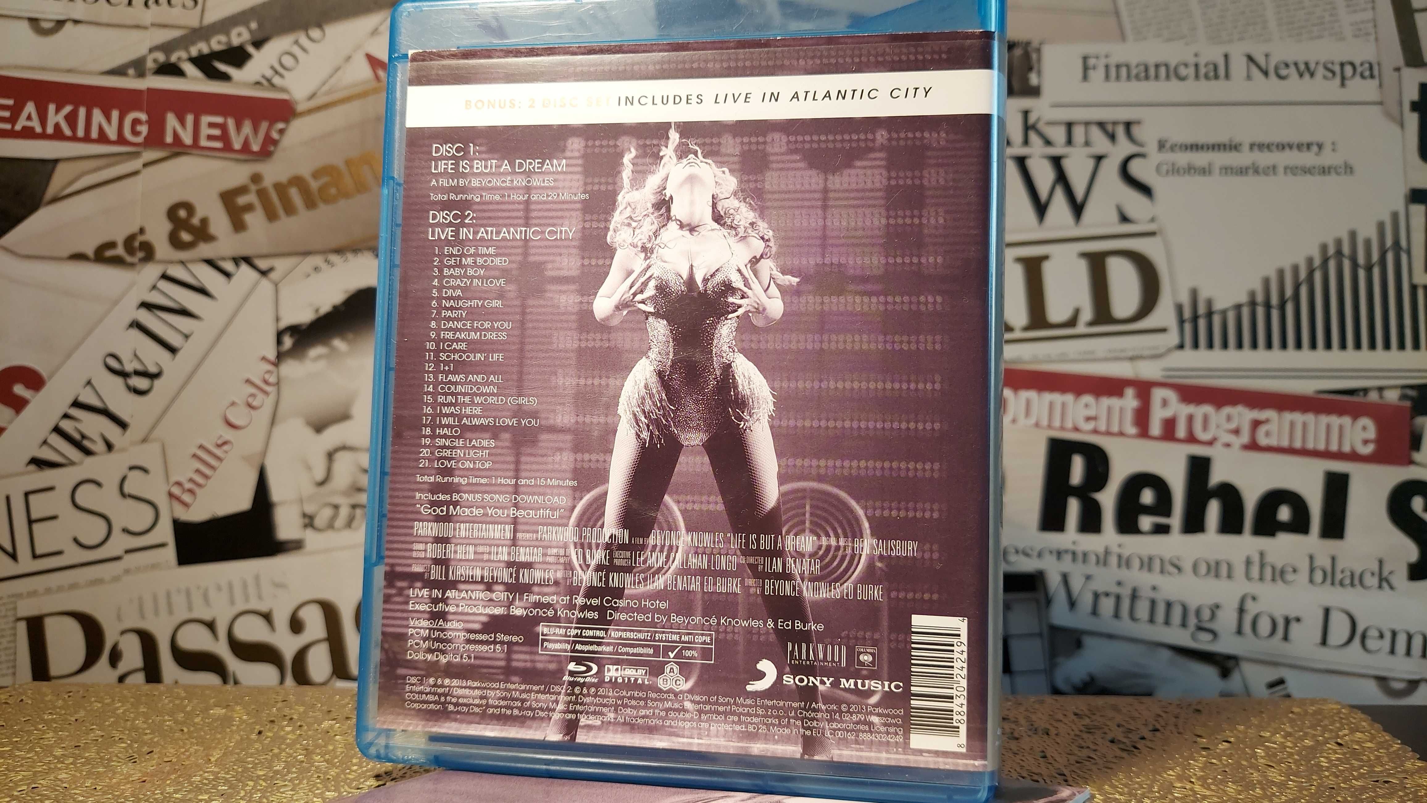 Beyonce: Life Is But A Dream Live In Atlantic City Koncert 2 x Blu-ray