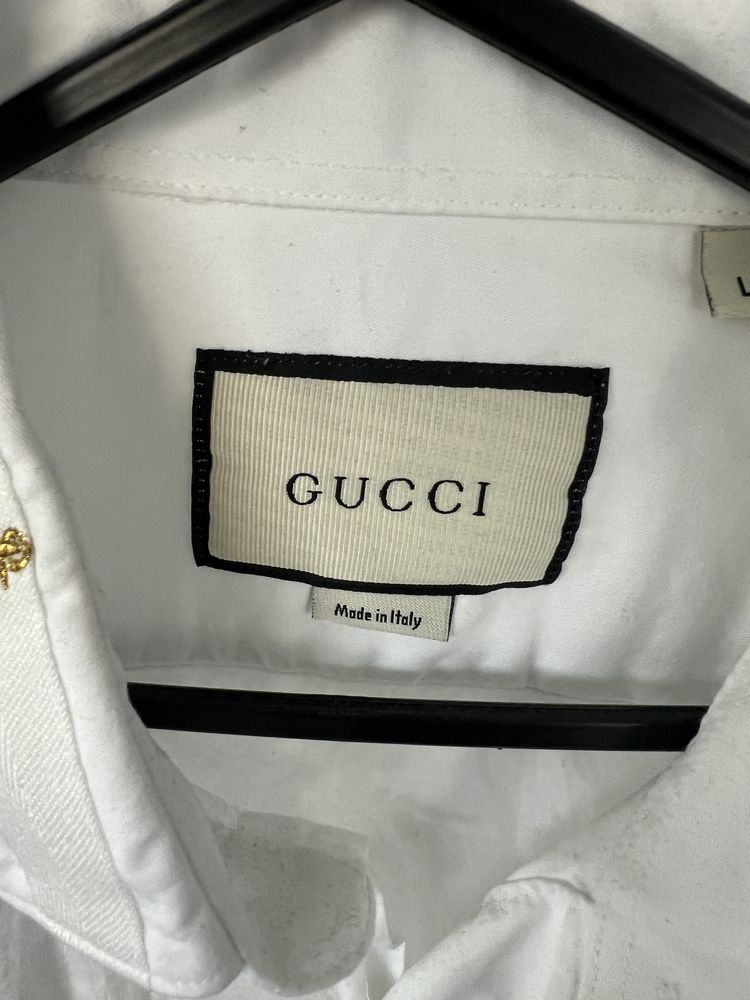 Gucci biała koszula zaprsszam