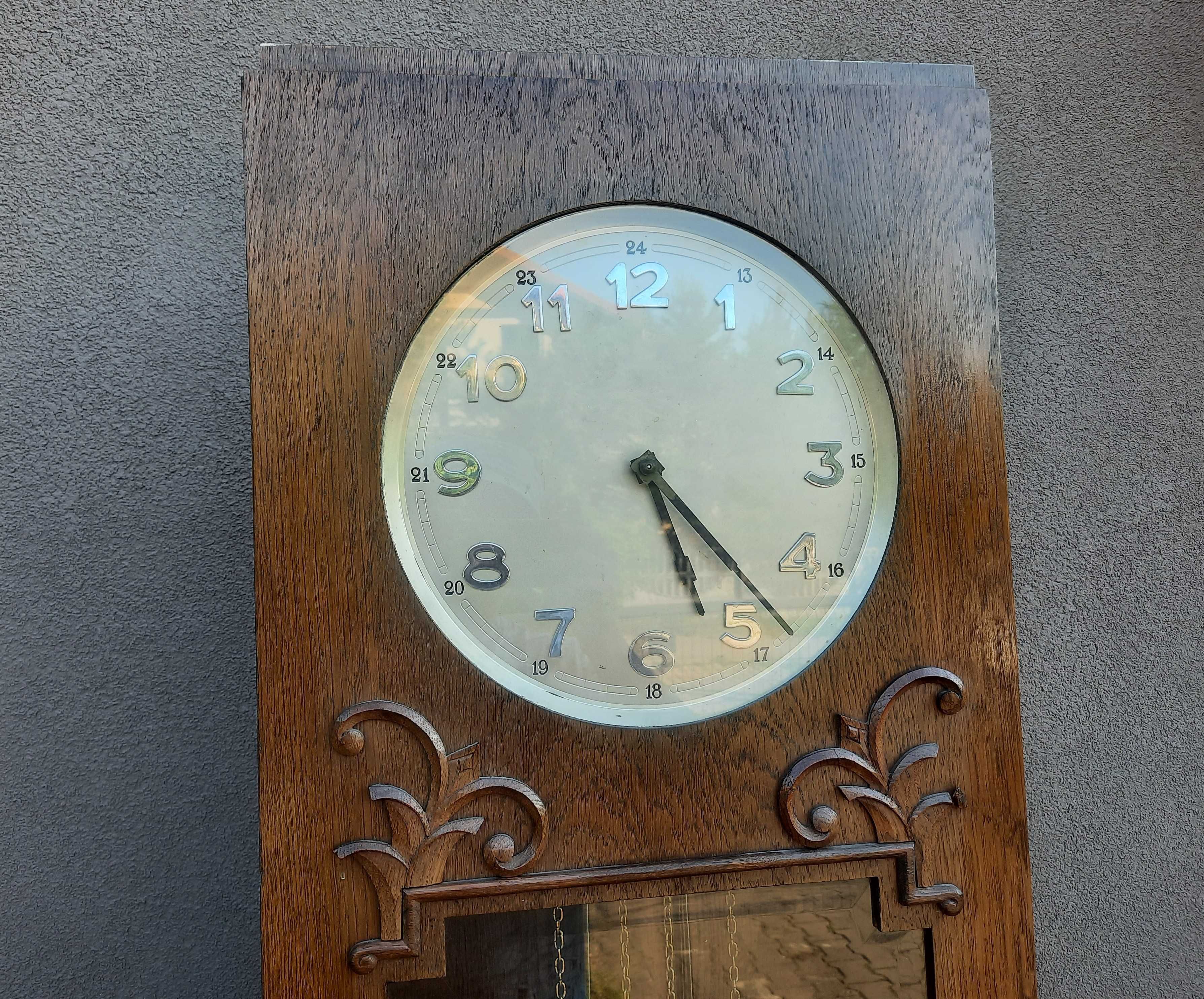 63 Stary zegar podłogowy art deco Dufa stojący