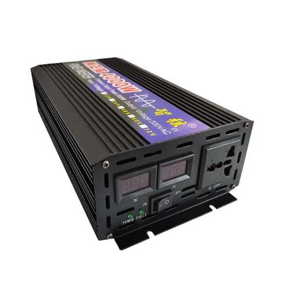 Инвертор c 12V на 220V 4000W чистый синус преобразователь