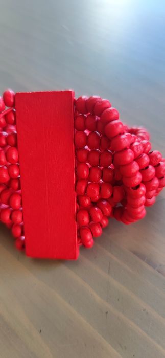 Bransoletka vintage drewno