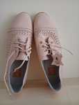 Buty skórzane różowe rozm. 40