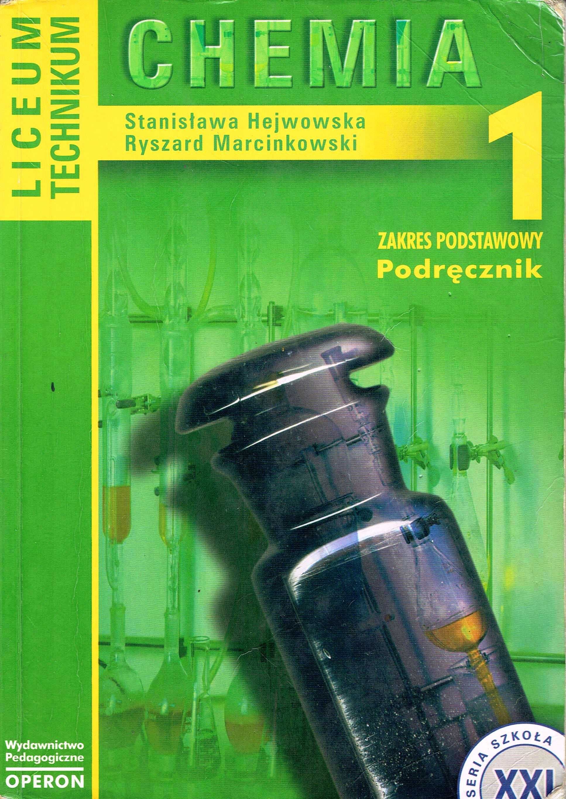 Chemia 1 Podręcznik podstawowy Hejwowska Marcinkowski Operon