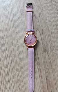 Zegarek damski różowy brokatowa tarcza
