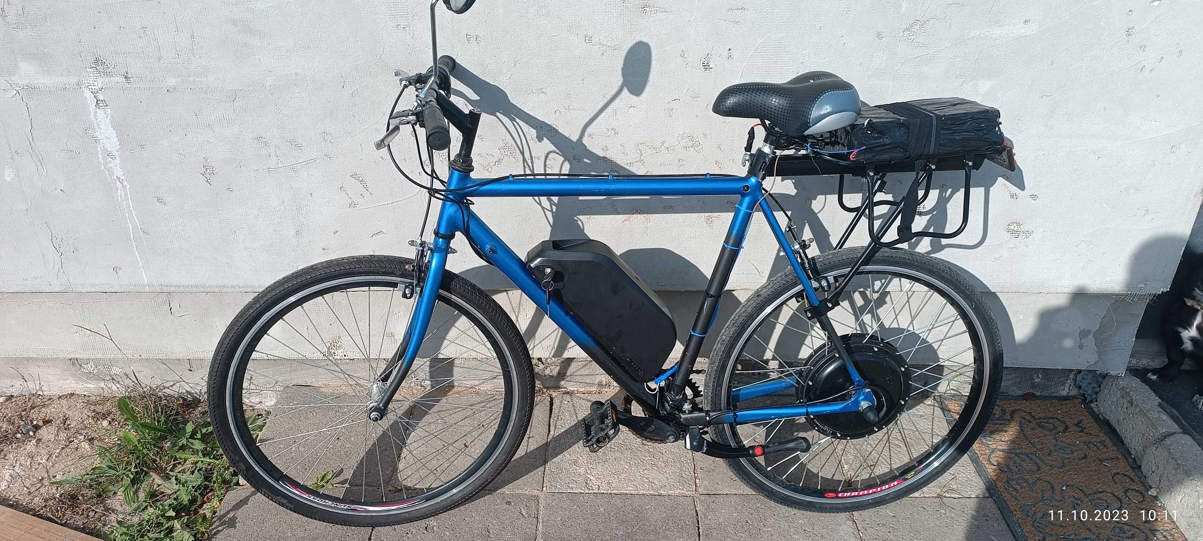 Rower elektryczny z dużą baterią  ebike