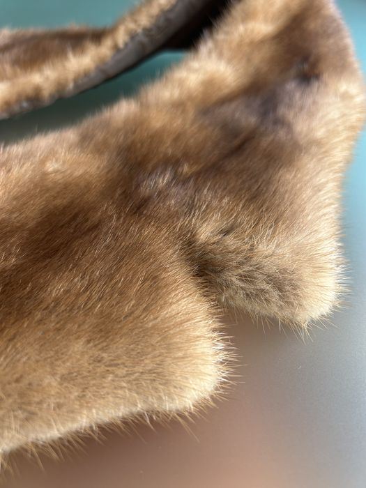 Gola de pelo vison nova